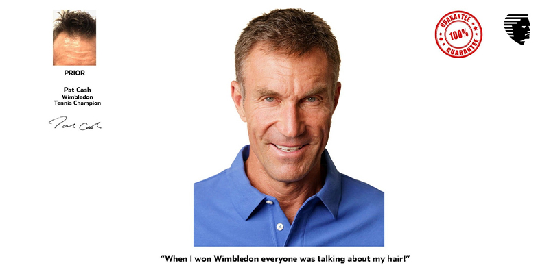 Celebrating Success: Pat Cash's Journey from Tennis Champion to Overcoming Hair Loss with Advanced Hair Studio