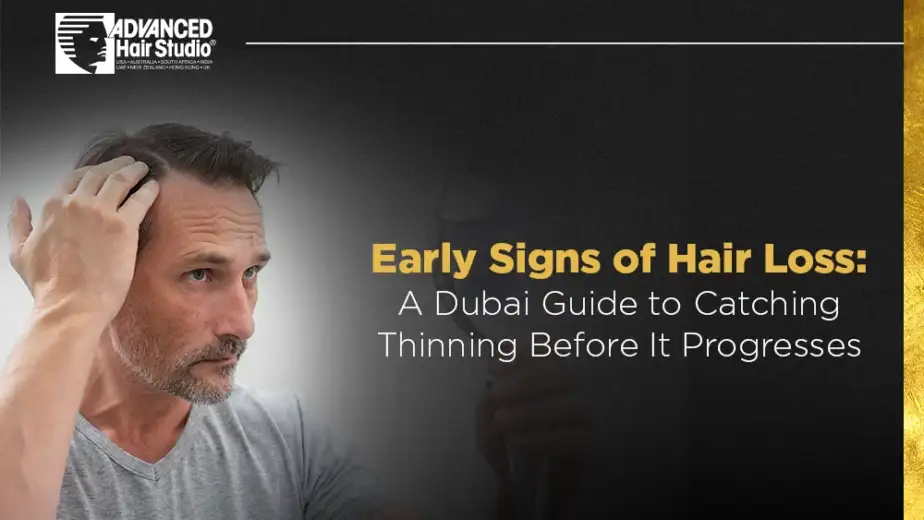 early signs of hair loss