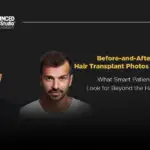 Before and After Hair Transplant Photos in Dubai – What Smart Patients Look for Beyond the Hairline