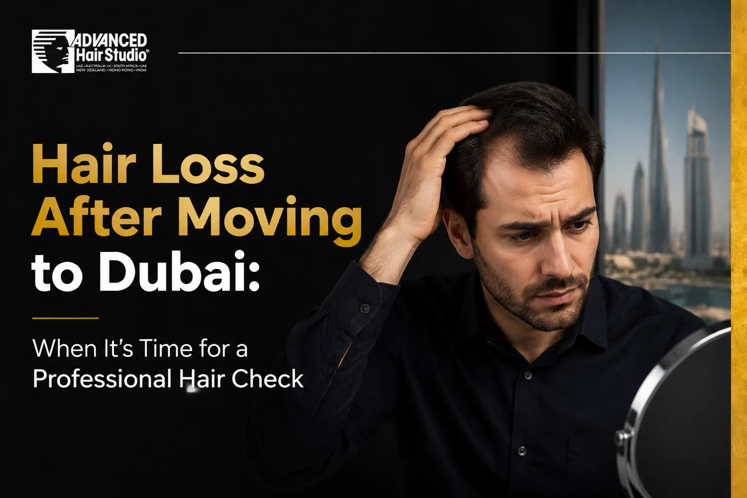 hair loss after moving to dubai