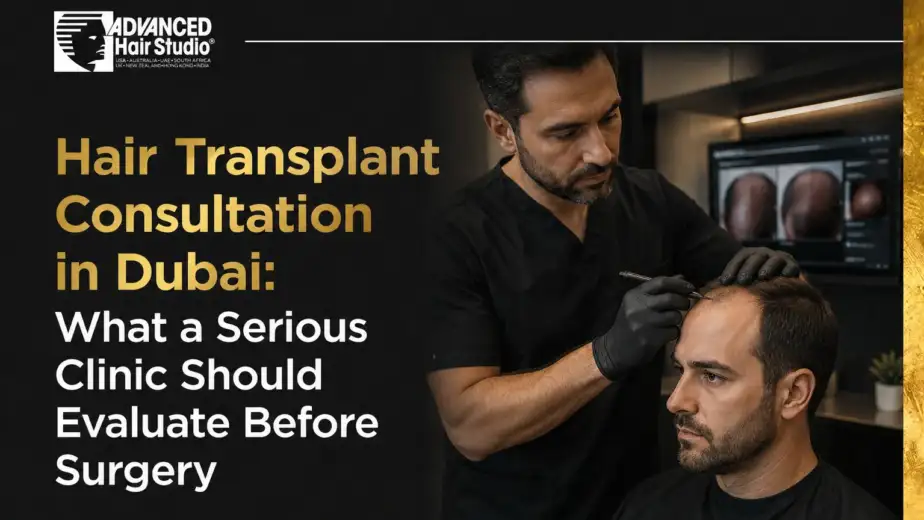 hair transplant consultation in Dubai