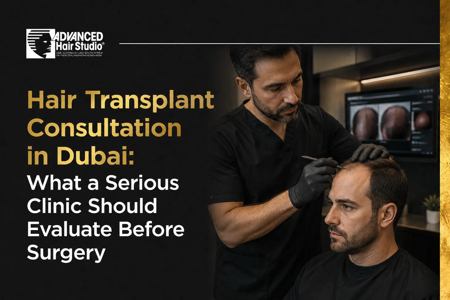 hair transplant consultation in Dubai