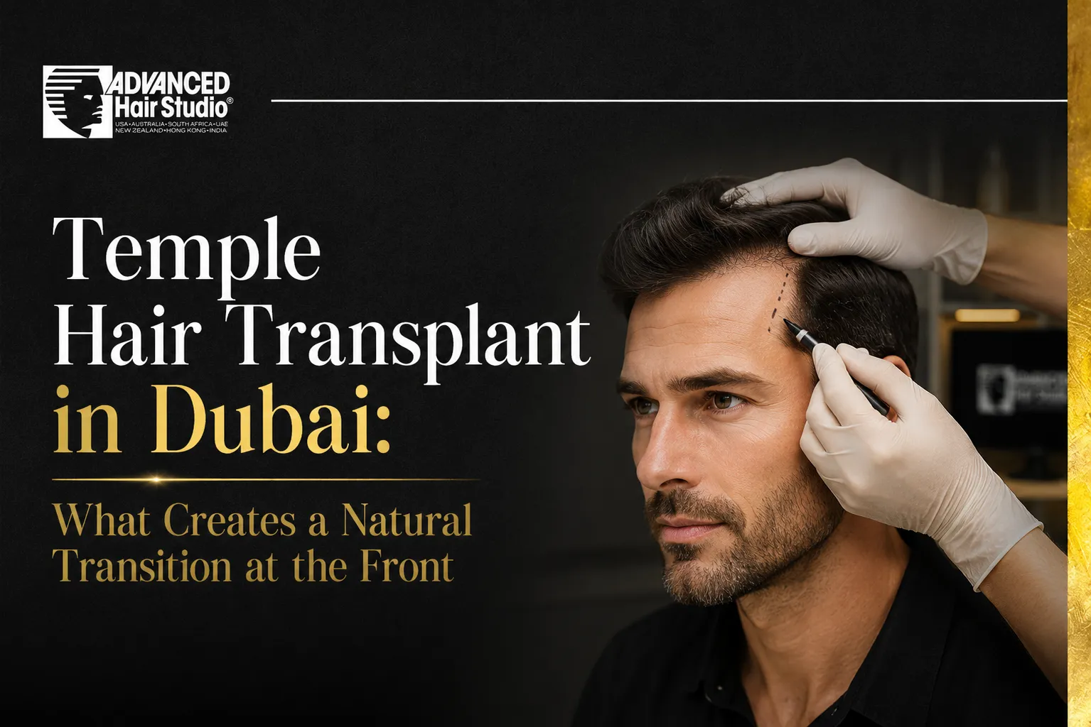 Temple Hair Transplant in Dubai