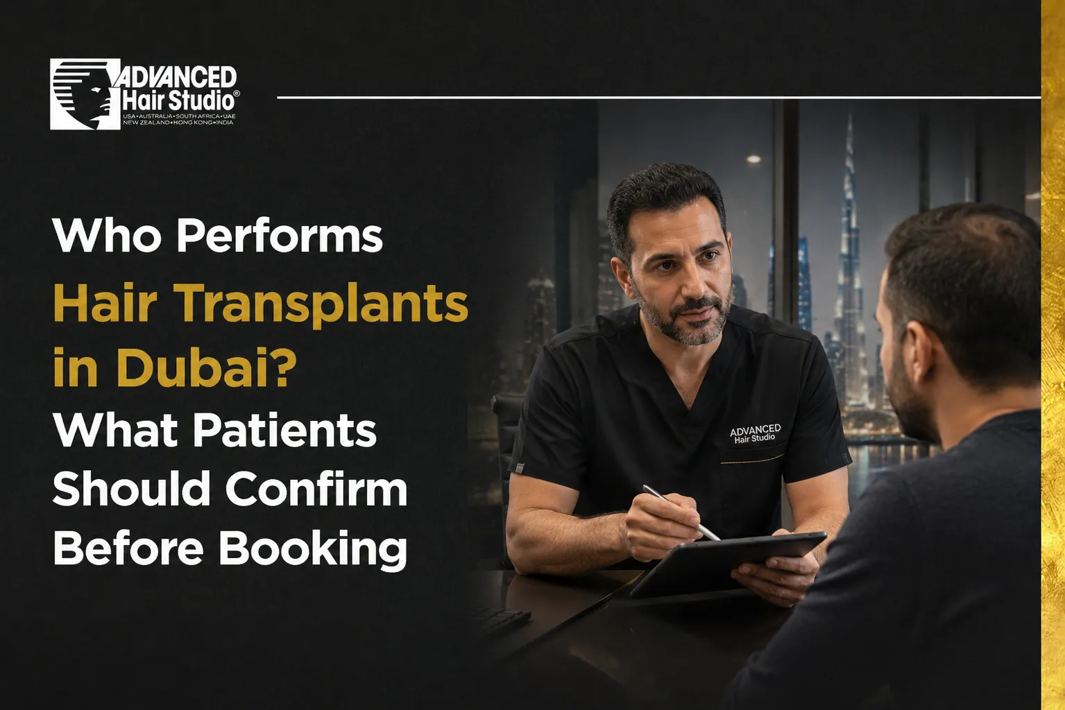 who performs hair transplant in dubai