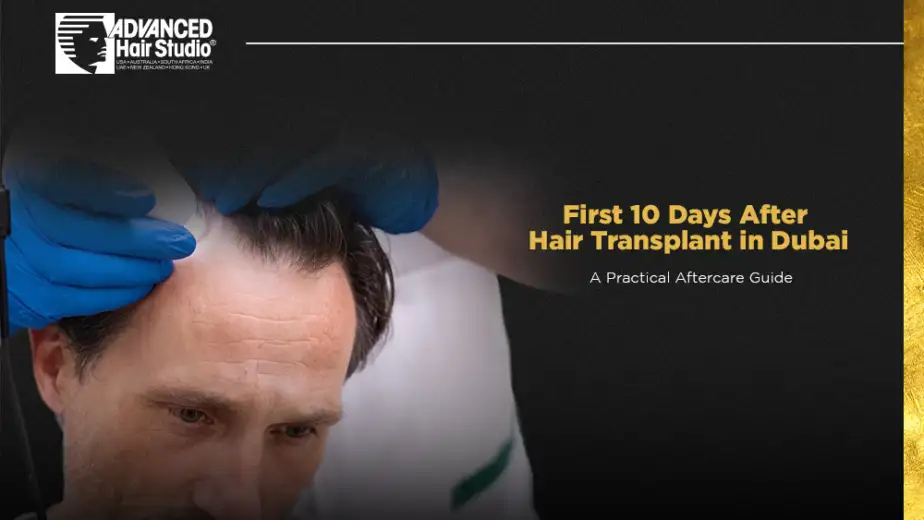 first ten days after hair transplant