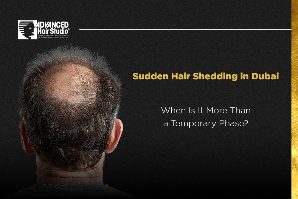 sudden hair shedding dubai