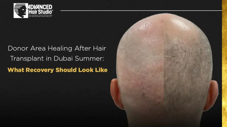 donor area healing hair transplant dubai