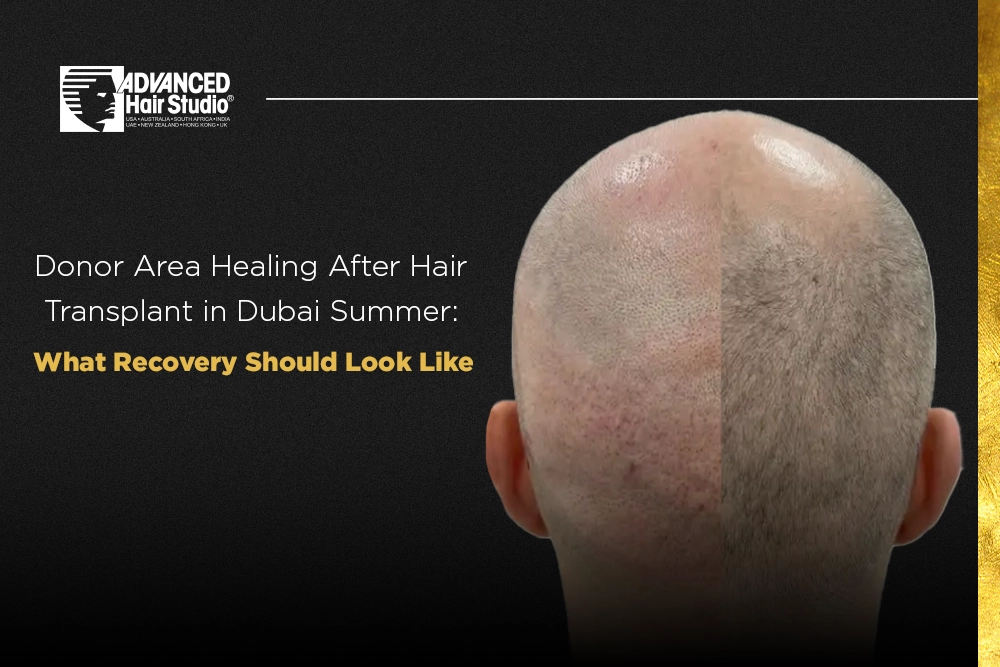 donor area healing hair transplant dubai