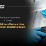 Hair Density Assessment in Dubai – Why Thickness Matters More Than Summer Shedding Count
