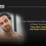 Hair Replacement Adhesive Care in Dubai Summer – Tape, Glue, Sweat and Scalp Comfort