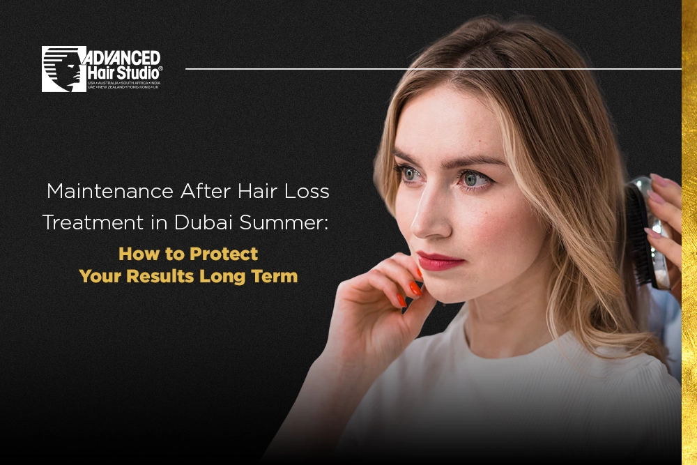 maintenance after hair loss treatment
