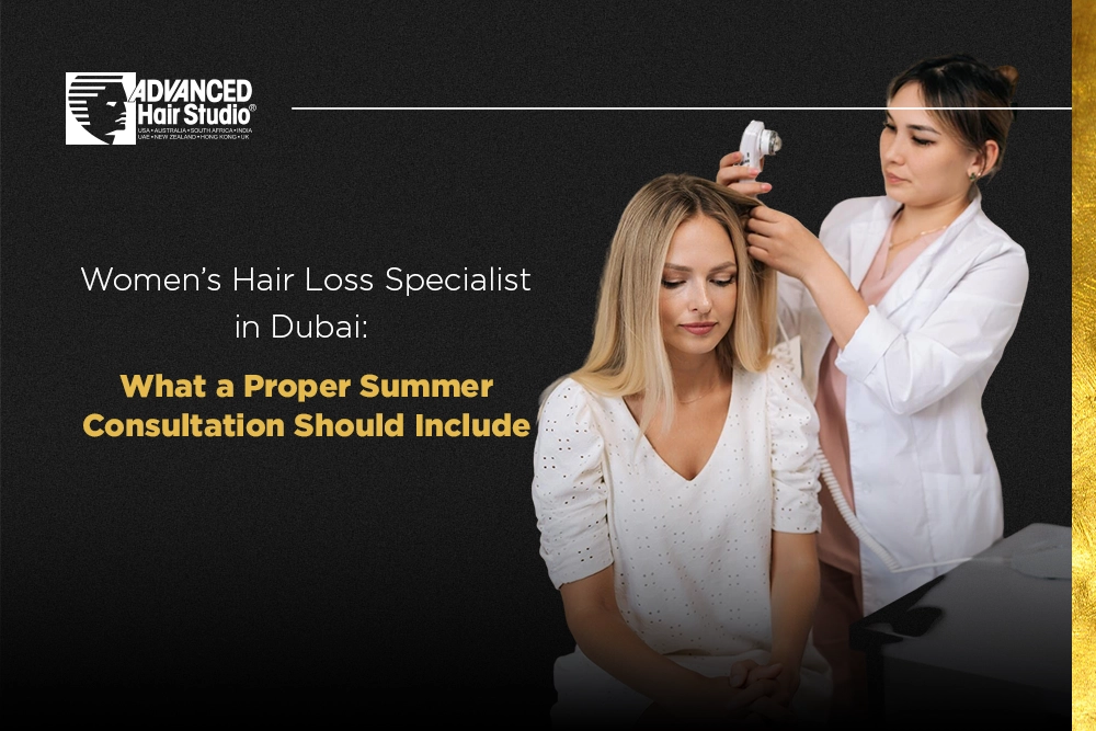 women hair loss specialist dubai