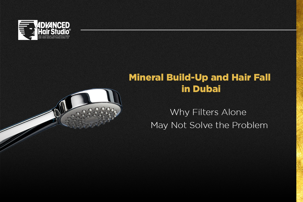 mineral buildup hair fall dubai