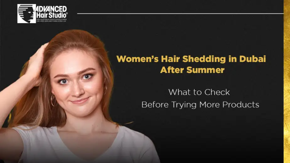 women hair shedding dubai