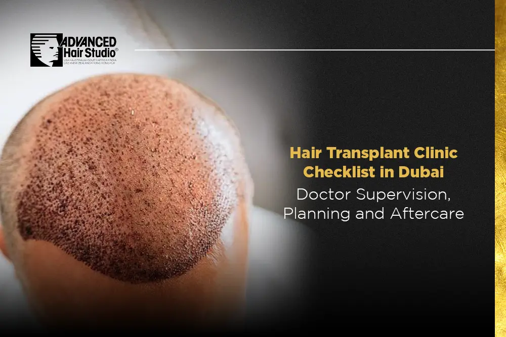 hair transplant clinic checklist in dubai