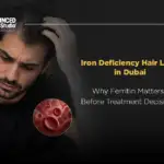 Iron Deficiency Hair Loss in Dubai Why Ferritin Matters Before Treatment Decisions